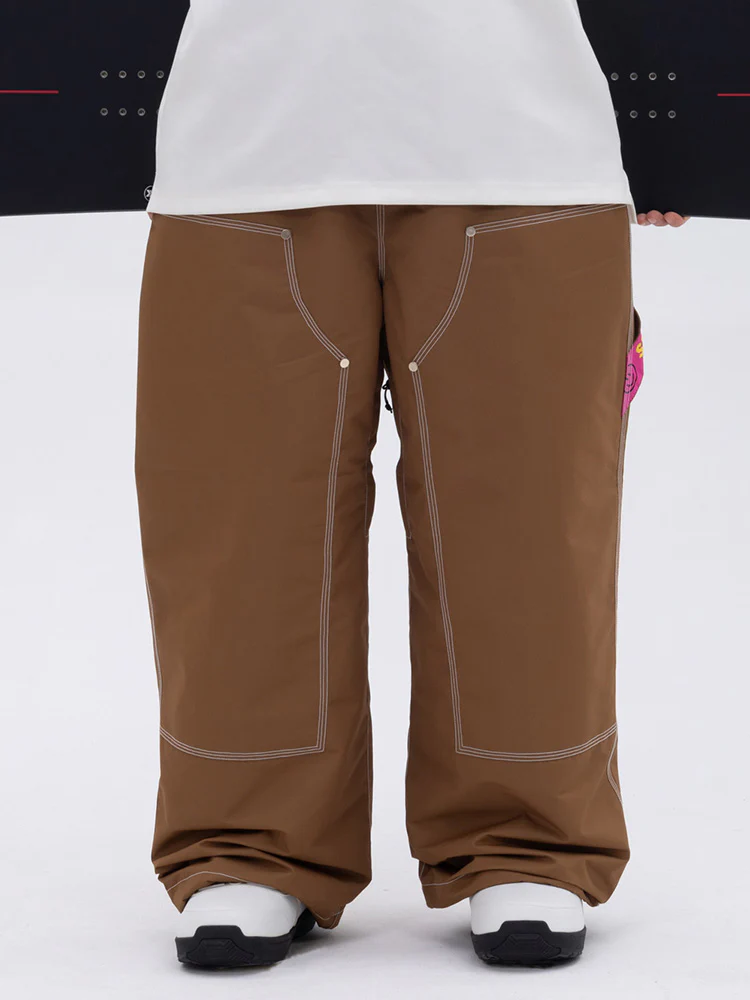 Men's Urban Street Style Freerider Baggy Snow Pants - Image 8