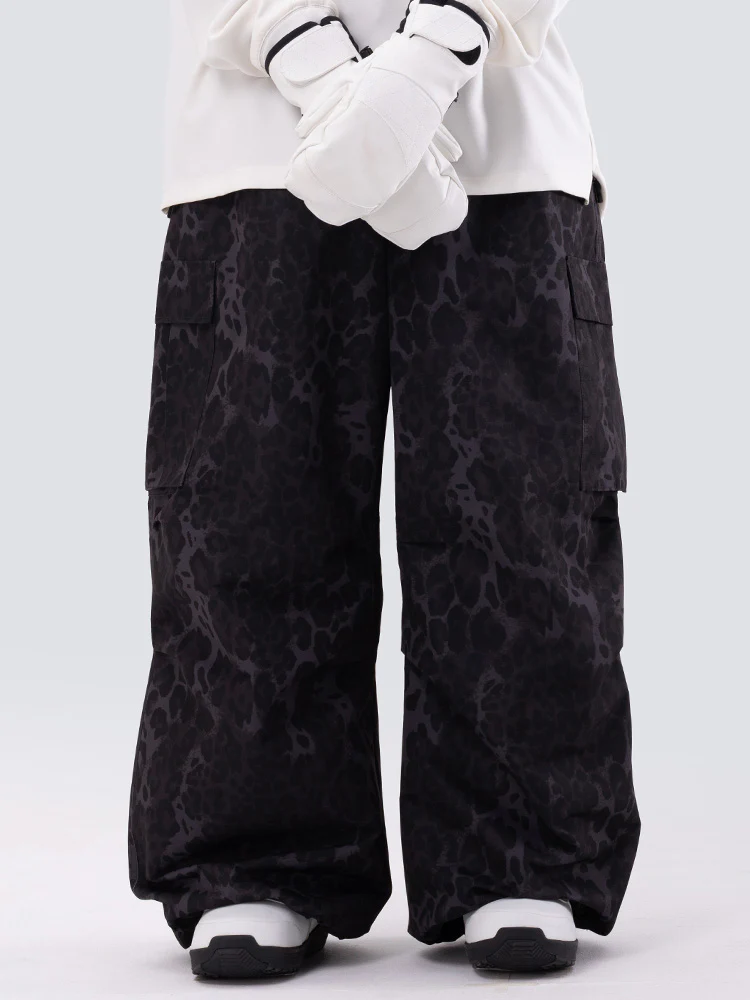 Women's Mountain Chill Freestyle Prime Baggy Leopard Snowboard Pants - Image 4