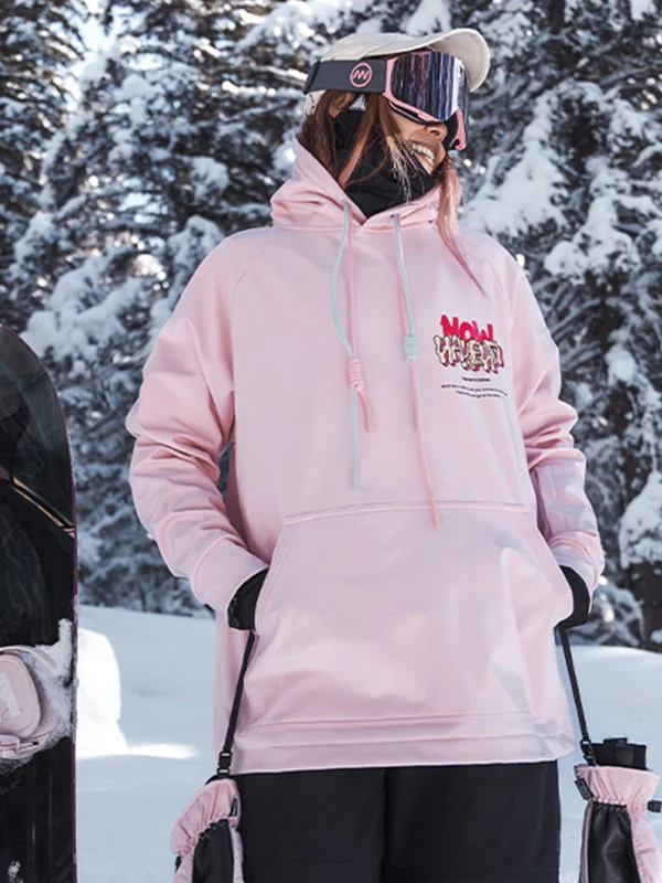 Women's Nandn Mountain Chill Out Baggy Snowboard Hoodie - Image 12