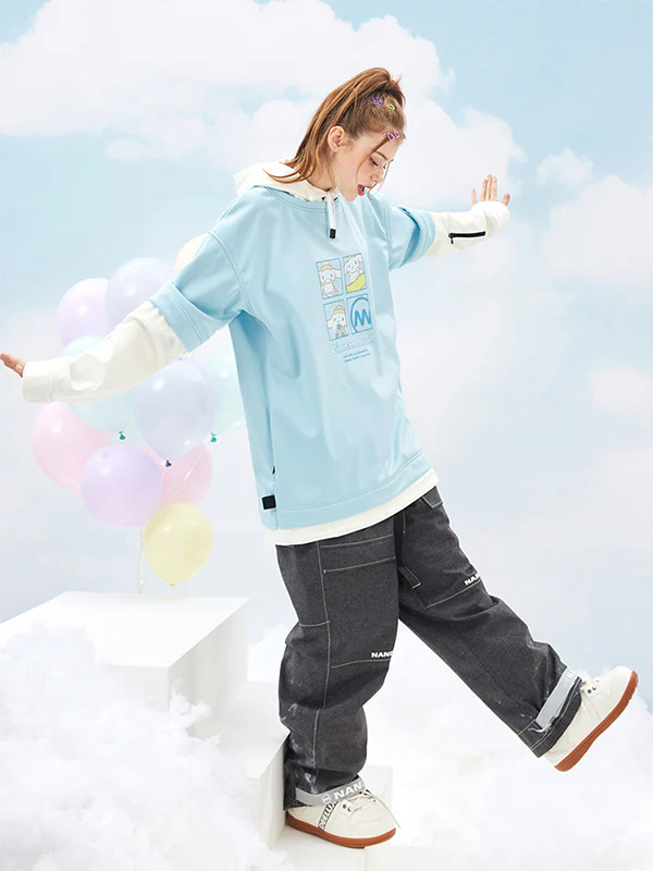 Women's Nandn x Hello Kitty Snowboard Hoodie - Image 8
