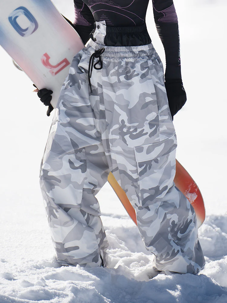 Women's Rabbit Snow Freestyle Prime Baggy Camo Snowboard Pants - Image 2