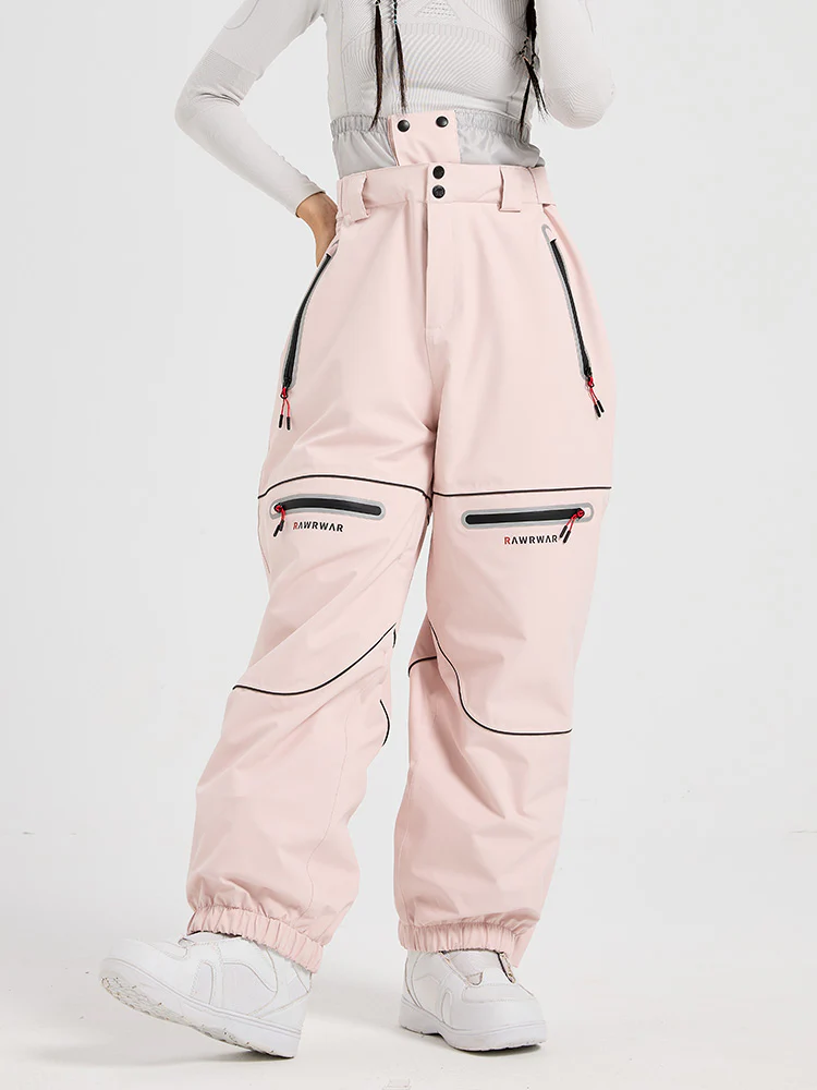 Women's RAWRWAR Flyflow Light Reflective Mountain Pro Baggy Snow Pants - Image 7