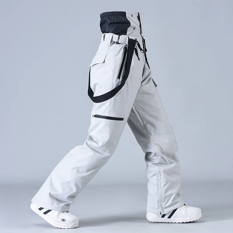 Women's RIIVIYELE Winter Mountain Snow Pants Ski Bibs - Image 10