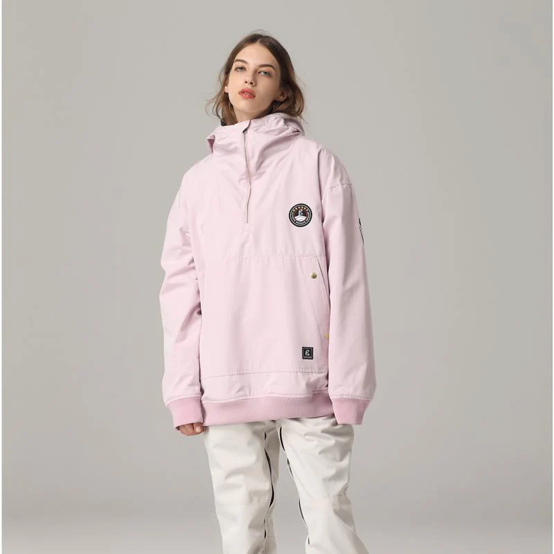 Women's Searipe Snow Addict Slope Queen Anorak Fleece Snow Hoodies - Image 2