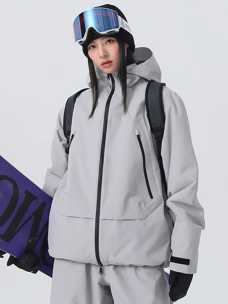 Women's Searipe Durable Mountain Pro All-Weather Baggy Snow Jacket - Image 10
