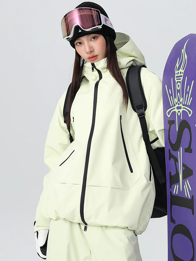 Women's Searipe Durable Mountain Pro All-Weather Baggy Snow Jacket - Image 14