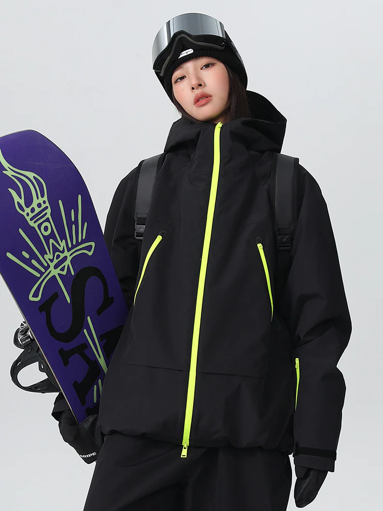 Women's Searipe Durable Mountain Pro All-Weather Baggy Snow Jacket - Image 17