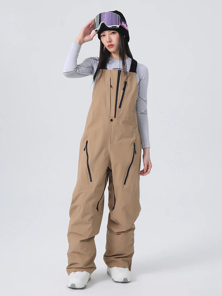 Women's Searipe Durable Mountain Rider All-Terrain Overall Snowboard Pants - Image 5