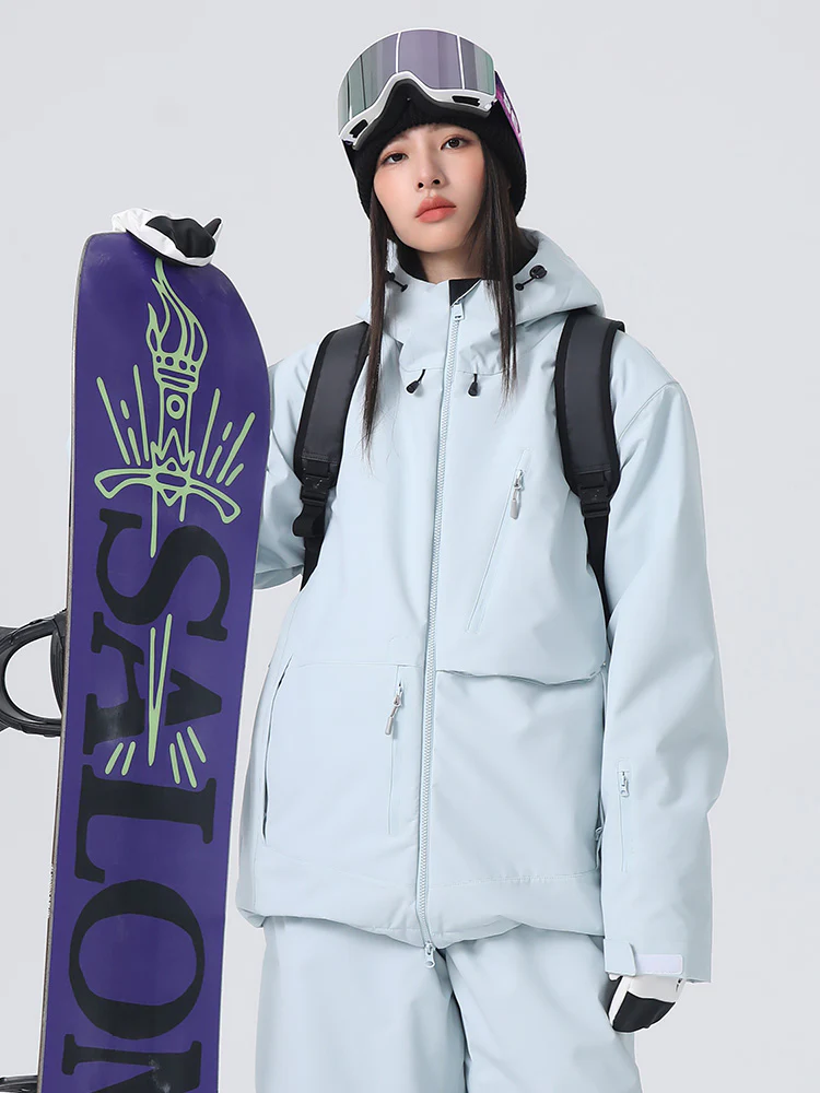 Women's Searipe Durable Mountain Rider All-Weather Baggy Snow Jacket - Image 6