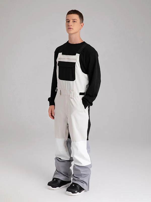 Women's Searipe Mountain Discover Colorblock Snow Pants Coverall Bibs - Image 16