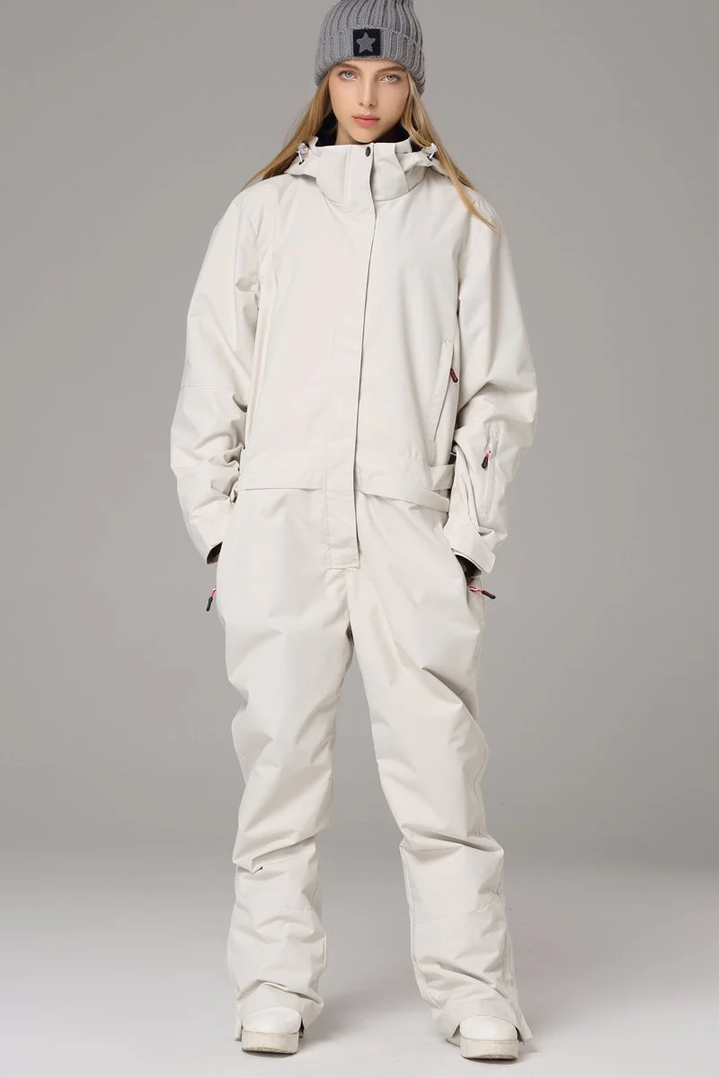 Women's Searipe One Piece Mountain Ski Suits Winter Jumpsuit Snowsuits - Image 2
