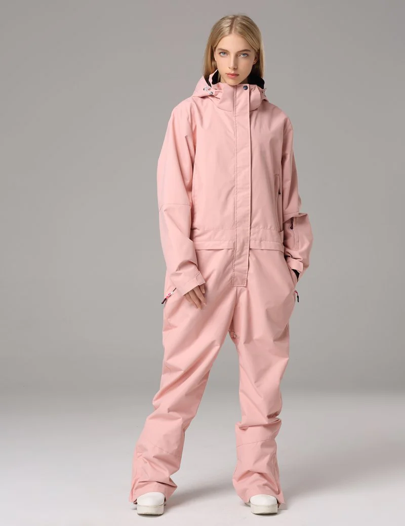 Women's Searipe One Piece Mountain Ski Suits Winter Jumpsuit Snowsuits - Image 4