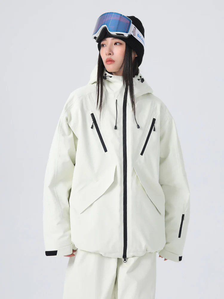 Women's Searipe Unisex CoreBuild All-Weather Baggy Snow Jacket - Image 7
