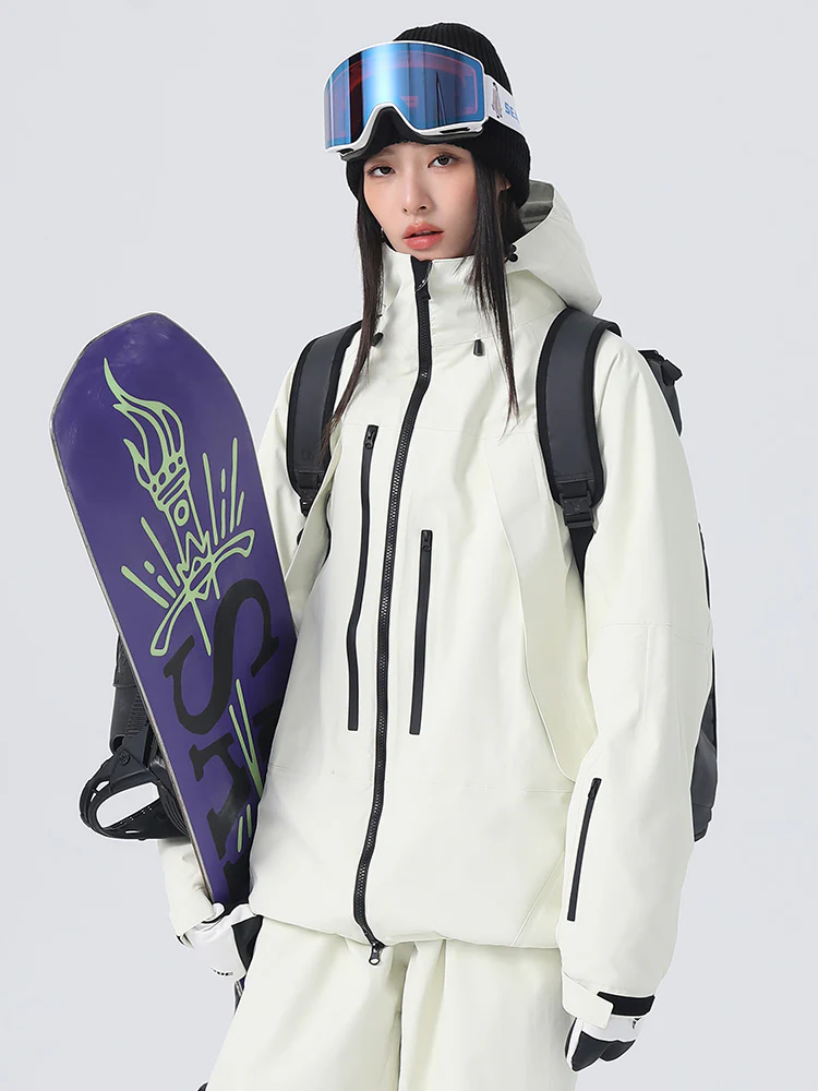 Women's Searipe Unisex Durable Mountain Rider All-Terrain Baggy Snow Jacket - Image 2