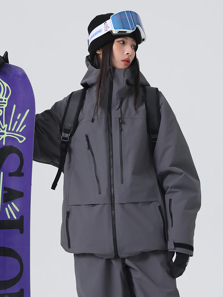 Women's Searipe Unisex Urban Ridge Mountain Freeride Baggy Snow Jacket