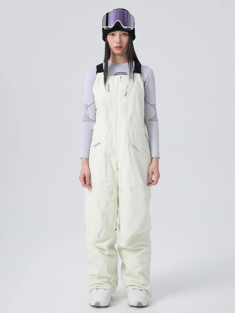 Women's Searipe Unisex Urban Trek Durable Baggy Snow Bibs Overalls - Image 10
