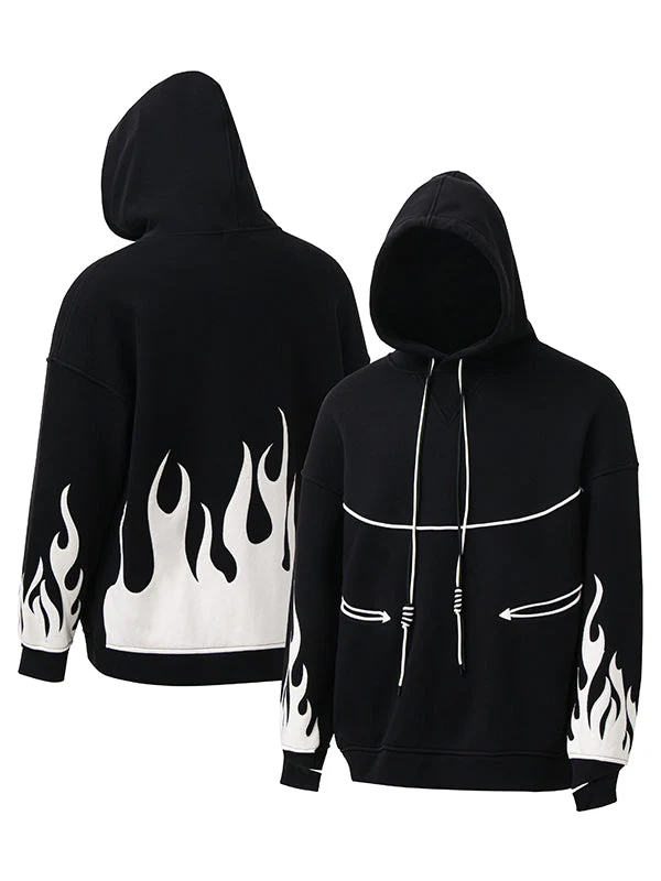 Women's Snowall Unisex Firefly Furious Water Resistant Hoodie - Image 5