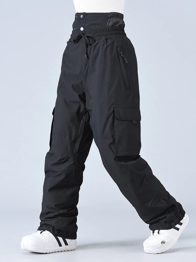 Women's SnowPeak All-Terrain Cargo Baggy Snow Pants - Image 2