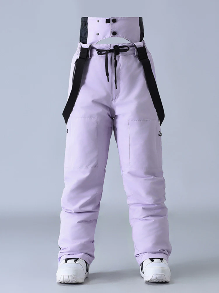 Women's SnowPeak StormGuard All-Weather Insulated Ski Bibs Snow Pants - Image 14