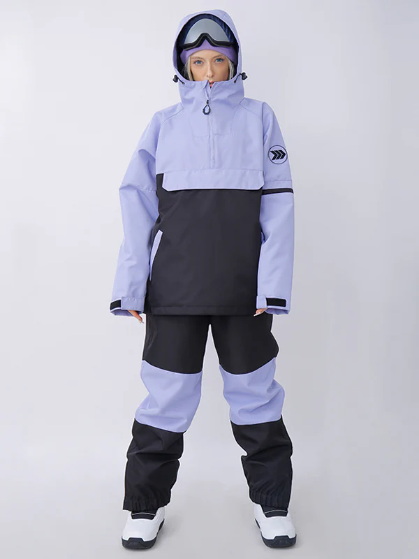 Women's Snowverb Alpine Ranger Colorblock Anorak Snow Jacket - Image 10