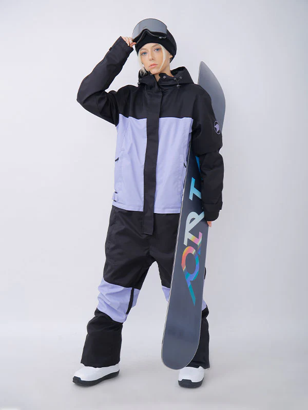 Women's Snowverb Alpine Ranger Colorblock One Piece Snowsuit - Image 6