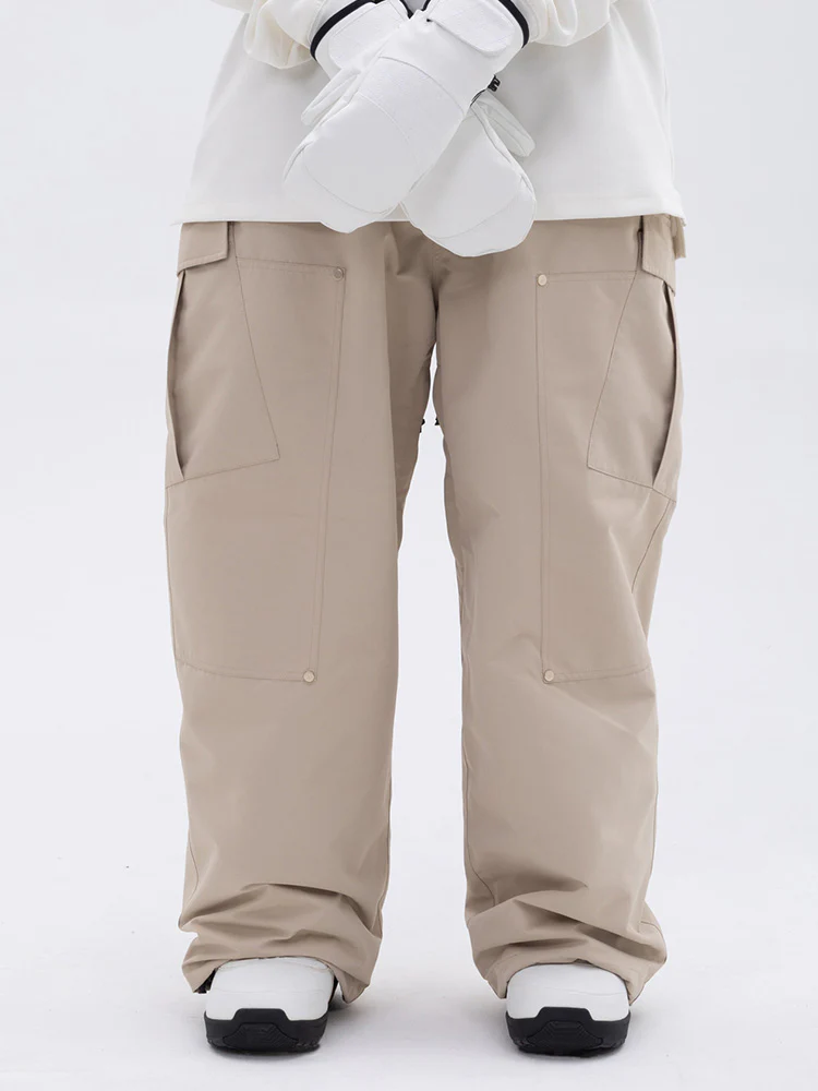 Women's Double Knee Mountain Freestyle Baggy Snow Pants - Image 3