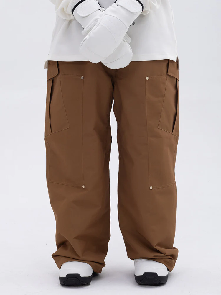 Women's Double Knee Mountain Freestyle Baggy Snow Pants - Image 5