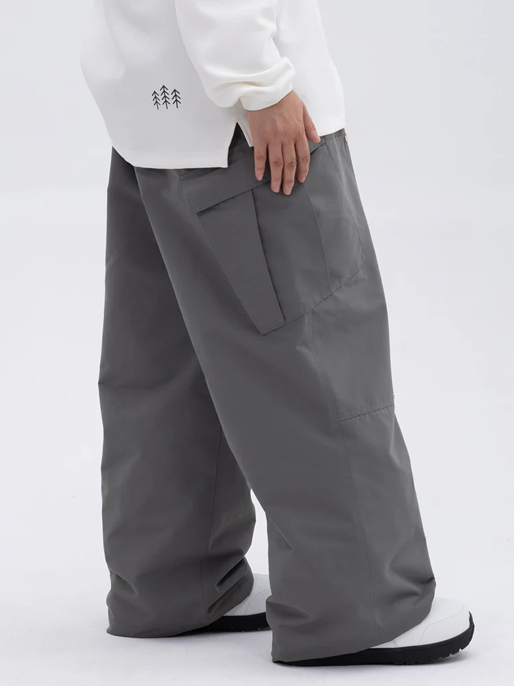 Women's Double Knee Mountain Freestyle Baggy Snow Pants - Image 10