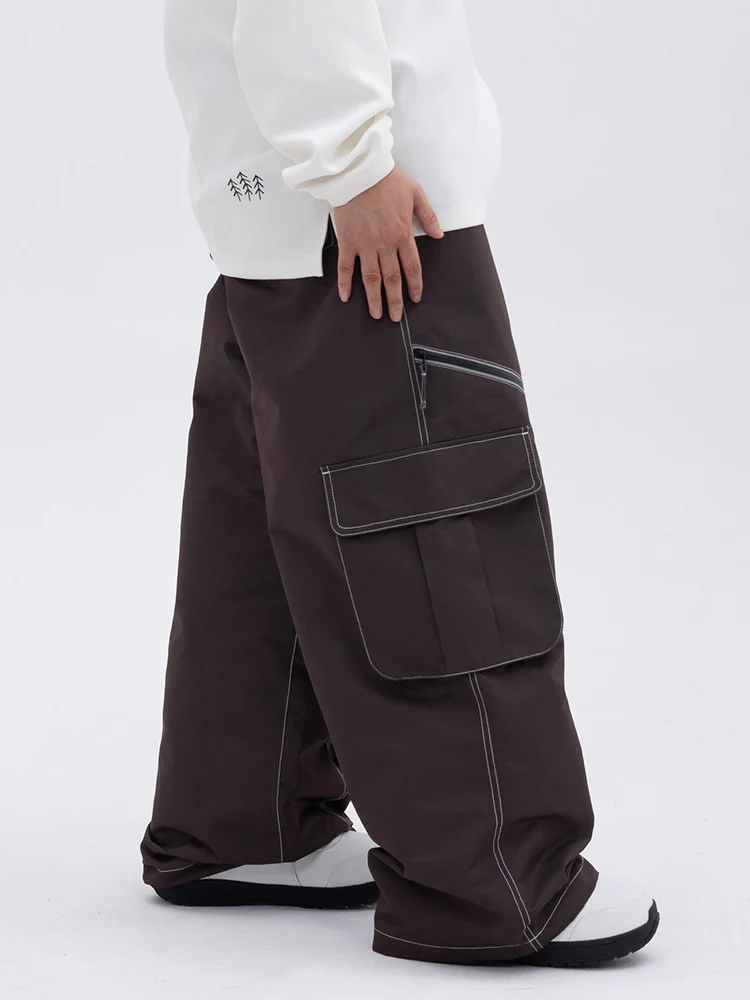 Women's Mountain Chill Streetstorm Oversize Baggy Snow Pants - Image 8