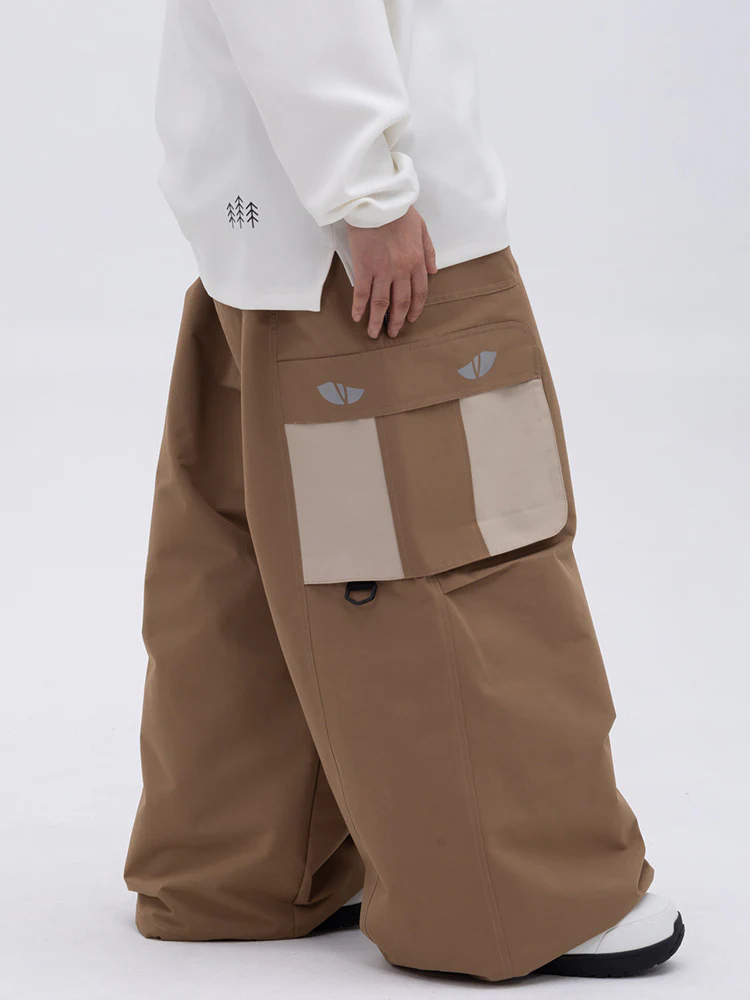 Women's Skyguard Utility Extra Baggy Cargo Snow Pants - Image 4
