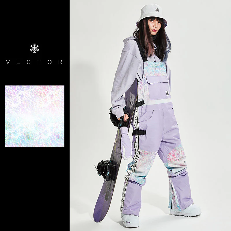 Women's Vector Mountain Queen Insulated Overalls Bib Snow Pants - Image 17