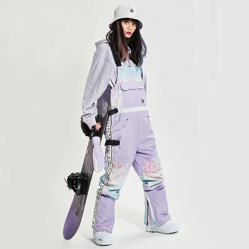 Women's Vector Mountain Queen Insulated Overalls Bib Snow Pants - Image 18