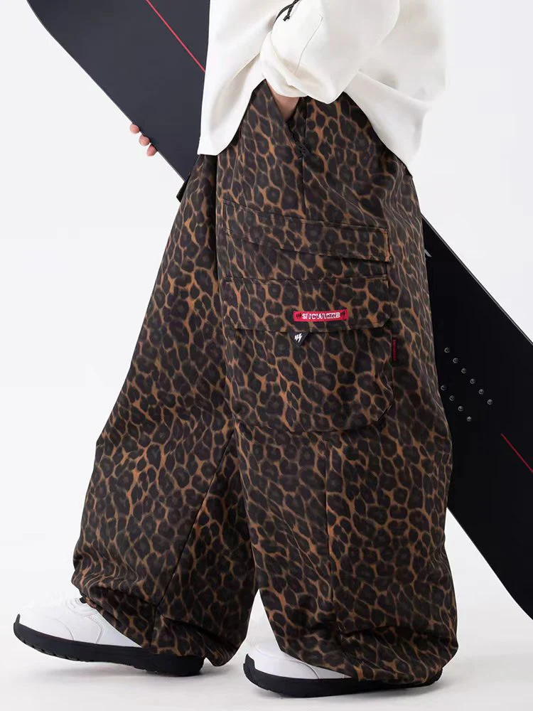 Women's Wild Soul Steeze ParkRider Multi-Pocket Utility Baggy Snow Pants - Image 7